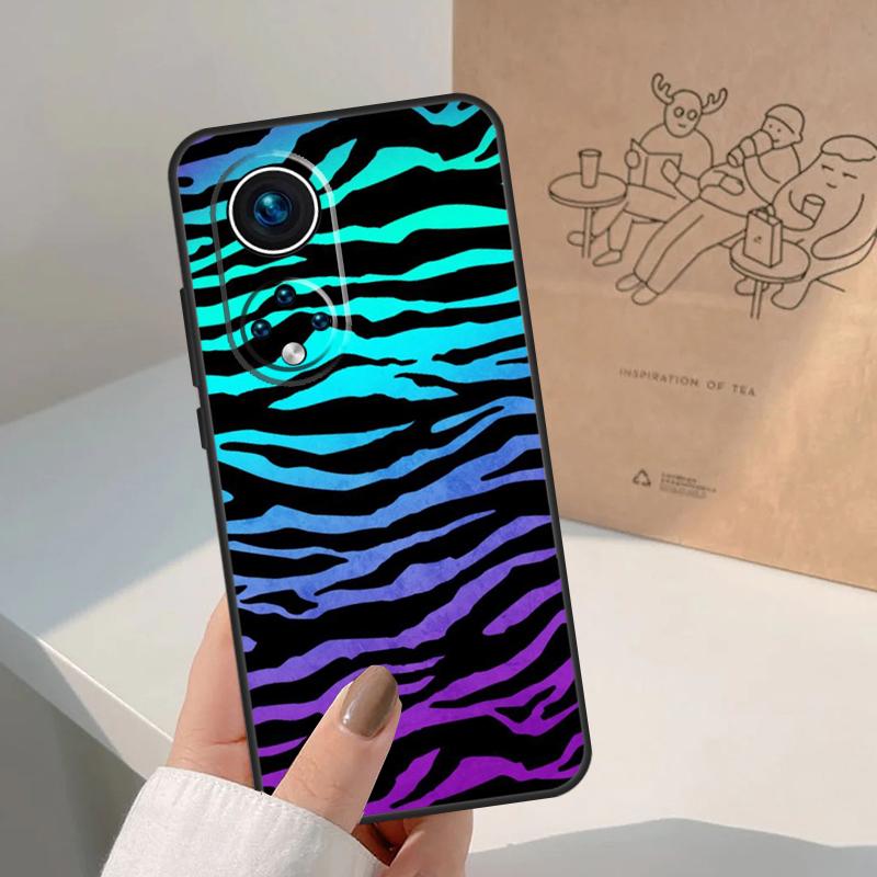 Zebra Skin Print For Honor Magic 8 Pro 5 6 7 Lite Case For Honor Win RT 200 400 50 70 90 X8b X9a X9b X9c X9d