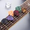 10 Pcs Colorful Love Heart Guitar Picks Plectrums Guitar Accessories Celluloid Guitar Picks 0.5 0.75 1.0 mm Thin Variety Natural Feel, Warm Tone for