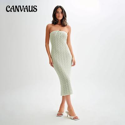 Women's Cover Ups Beach Dress Solid Color Sexy Knit Beach Bikini Swimsuit Cover Up Sunwear