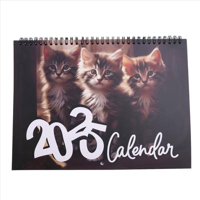 2025+ 2025 Calendar Cats Monthly Wall Calendar, Family Planner Calendar Organizer with Funny Fat Cats Images, for Cats Lovers