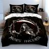 Grim Reaper Decor Three-Piece Set Soft Comfortable Duvet Cover Bedding Set Included 1*Duvet Cover & 2*Pillowcases, Gift