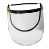 3PCS Hard Hat Face Guard Aluminum Visor Adapter Anti Dust Splashing Protector for Safety Helmet Grinding Cutting