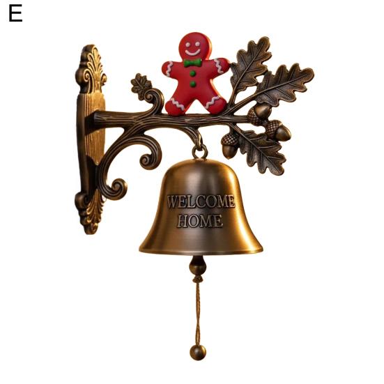 Christmas Welcome Doorbell Santa Claus Reindeer Snowman Penguin Cookie Man Door Bell Home Office Entrance Decorative Bell