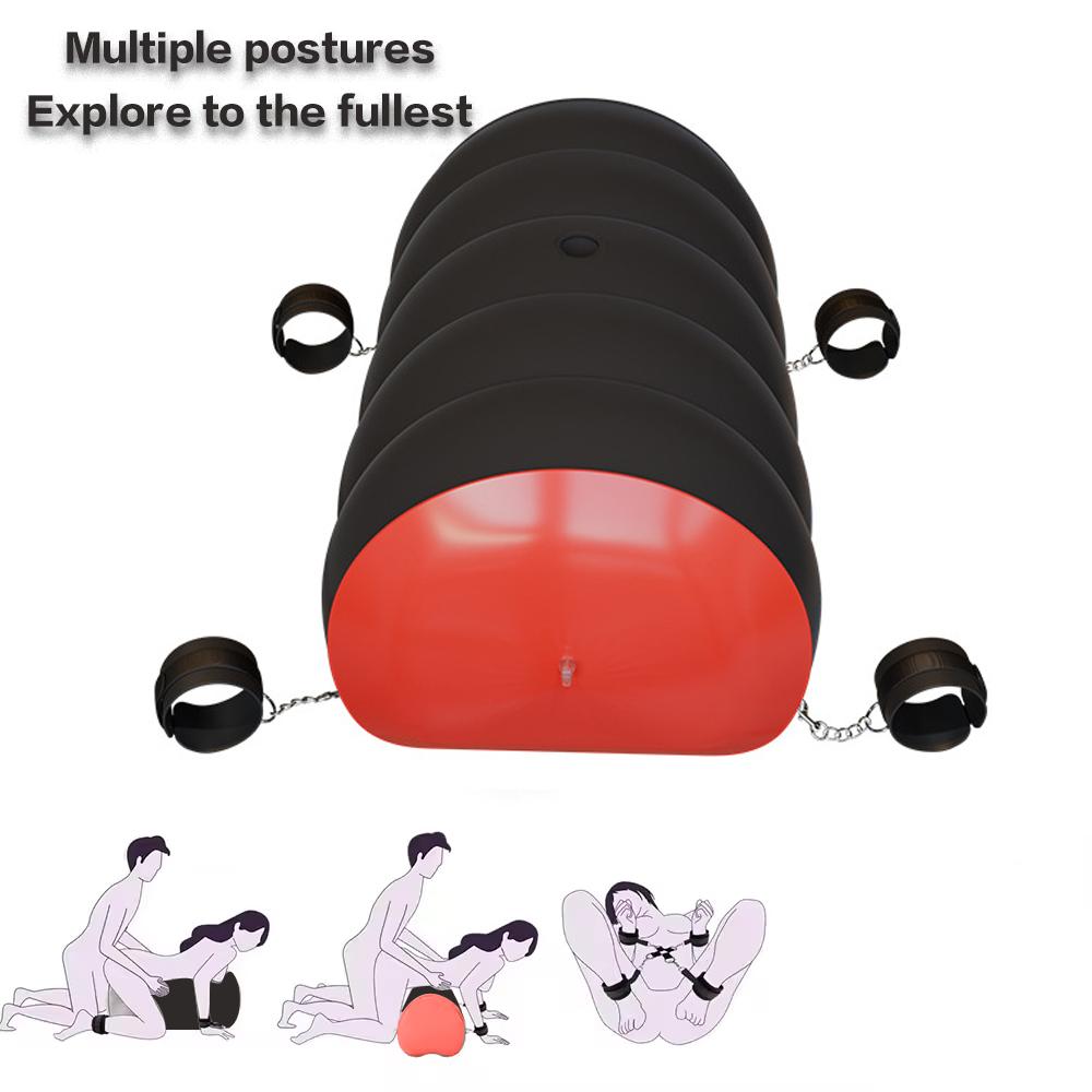 Versatile Pillow Position Supports Exotic Turndown Game Furniture Suitable for Couples' Female Sex Games