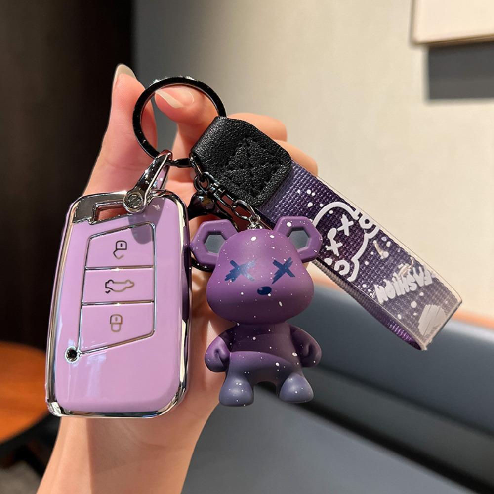 Durable for VW Key Holder for Golf Polo Passat Tiguan Lavida Bora Sagitar Troc Tuyue Lamando Protective Cover