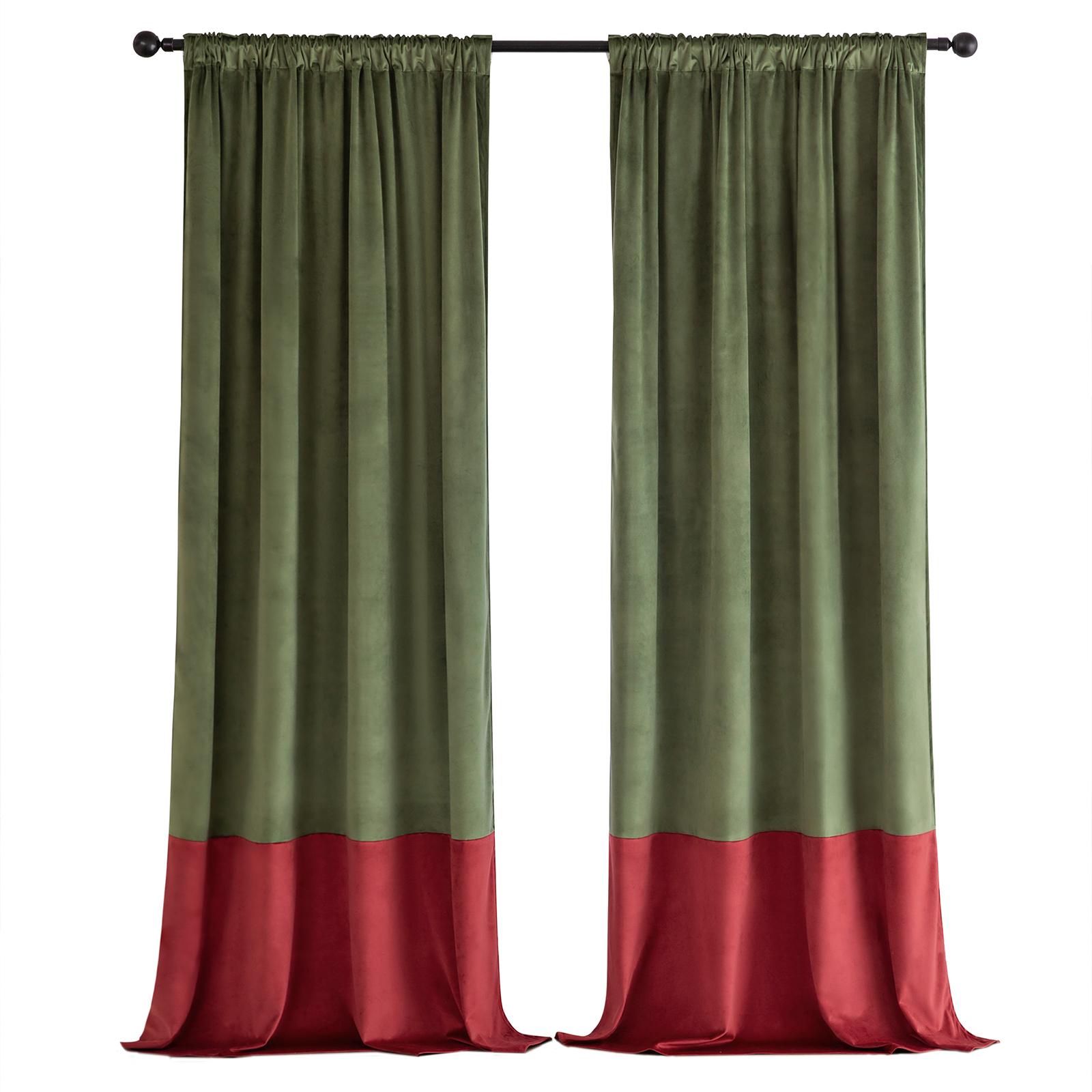 

2 панели бархатные шторы затемняющие шторы люверсы уединения теплоизолированные оконные карнизы карманные шторы для гостиной спальни 132x213cm