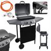 Velio Garden Gas Grill Enameled Grate 5.4 Kw Strong Steel Burner