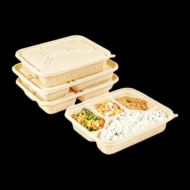 Kuaixianda Biodegradable Corn Starch Disposable Lunch Boxes with Lids