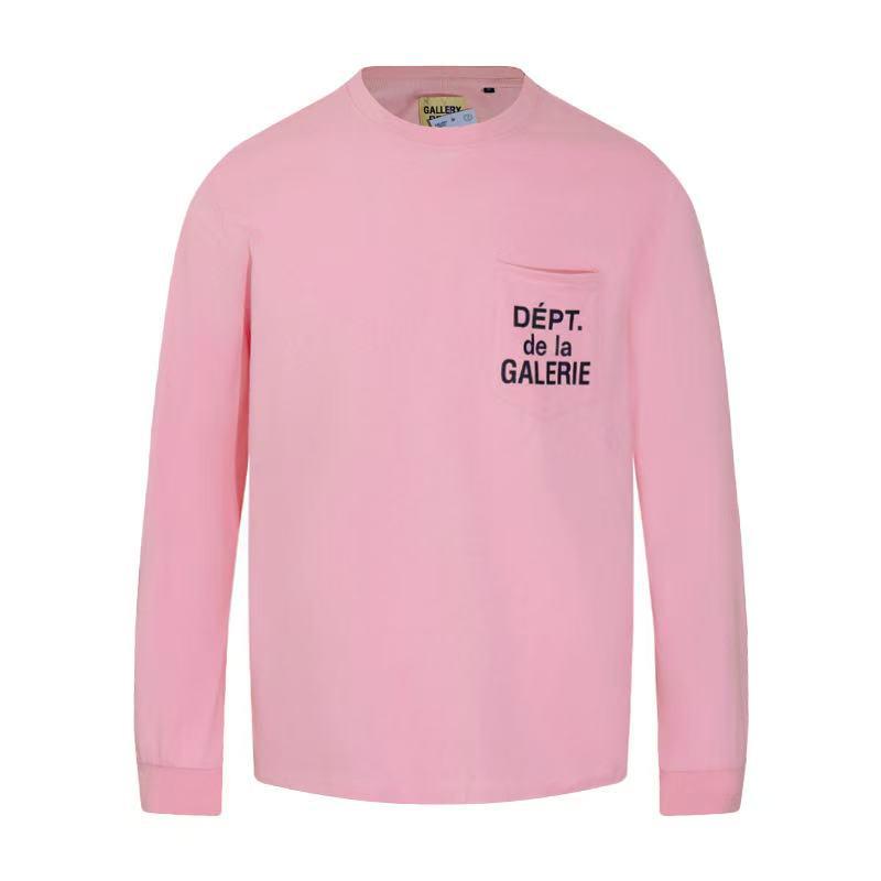 UrbanEdge Gallery Dept Hart Letter Slogan Lange Mouwen T-shirt - Trendy Stijl voor Mannen Medium
