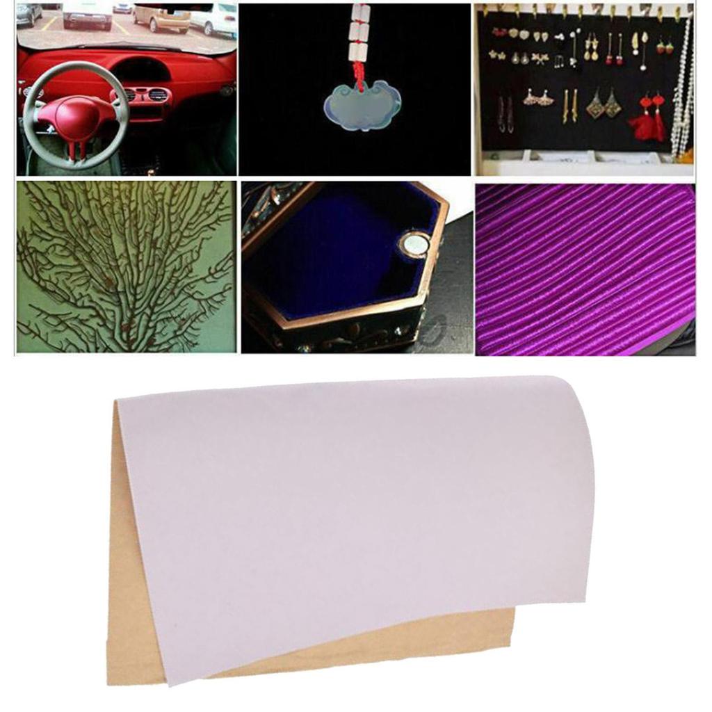 Self Adhesive Velvet Flock Shelf Drawer Liner for Dresser Cabinets Jewlery