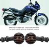 1 Pair Retro Style Universal Turn Signal Light Lamp Motorcycle Modification AccessoriesBlack