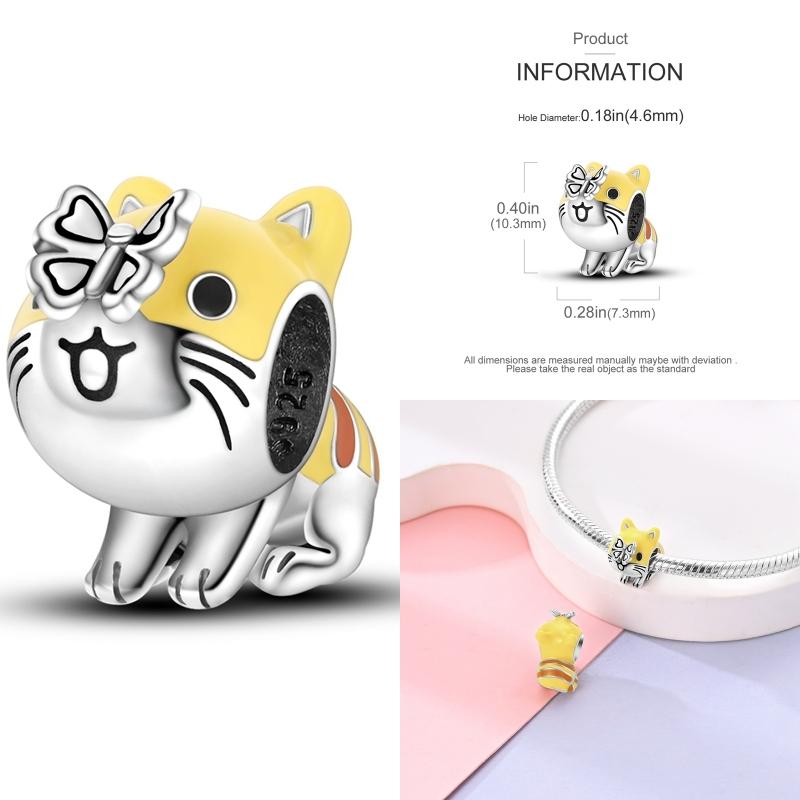 Anhänger Kupfer Original Armbänder Katze Hund Haus Haustier Anhänger Perlen Fein DIY Schmuckherstellung Frauen Geburtstagsgeschenke