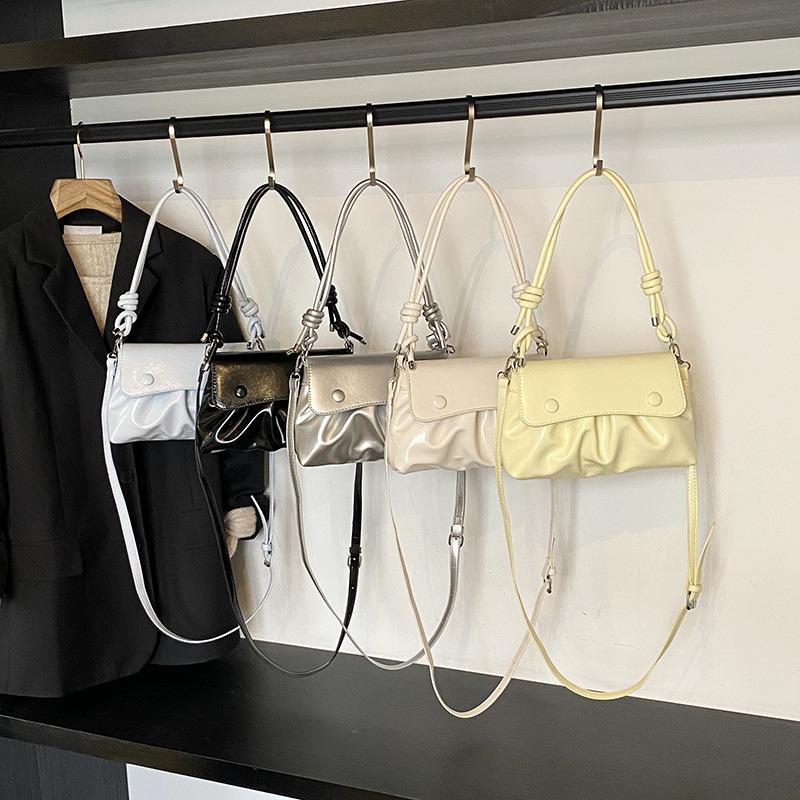 Premium pleated bag women's new fashionable large-capacity underarm bag versatile shoulder messenger bag