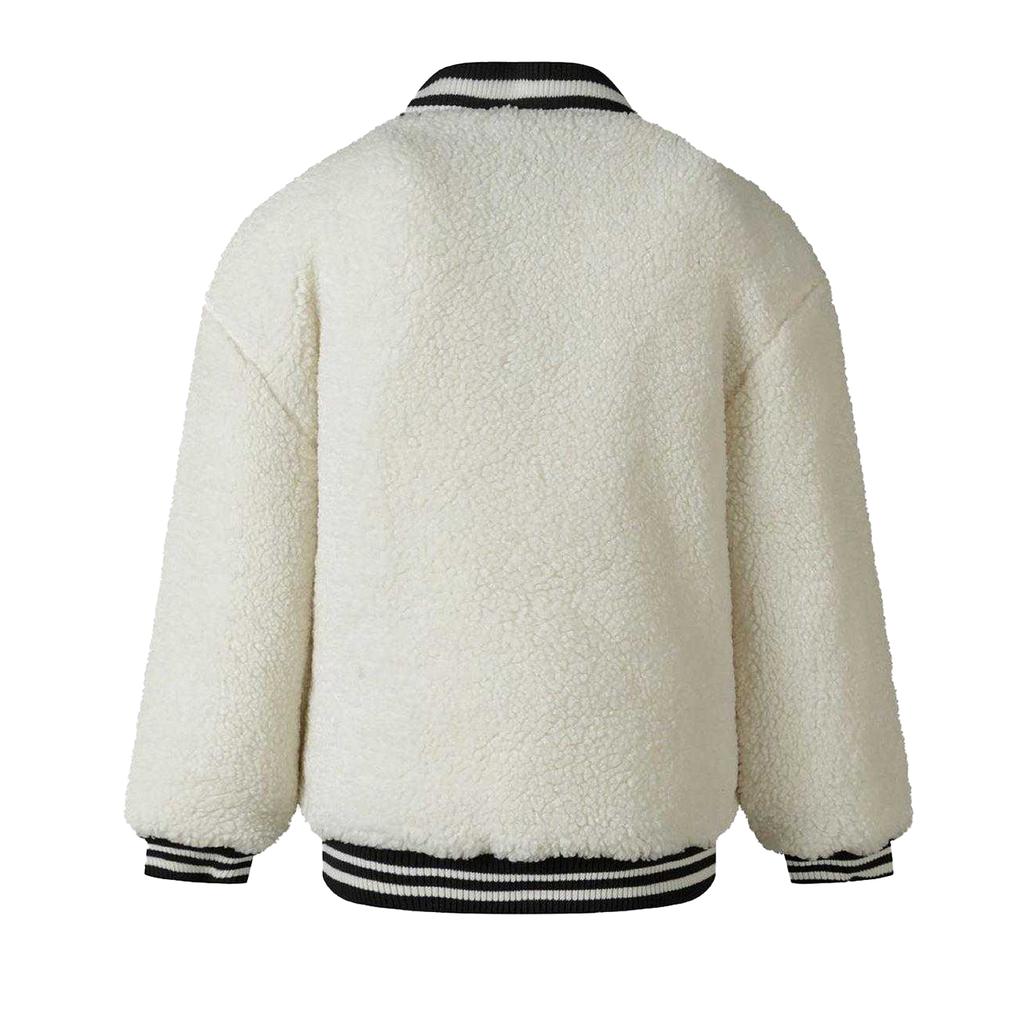 Minoti Girls Teddy Fleece Bomber Jacket