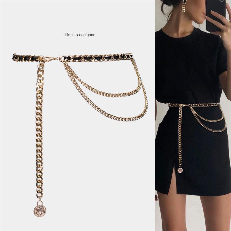 

Waist Chain Accessories, Premium Belt, Women S Decoration With Skirt, Suit, Sweater Chain, Multi-Layer Trouser Chain. платиновий