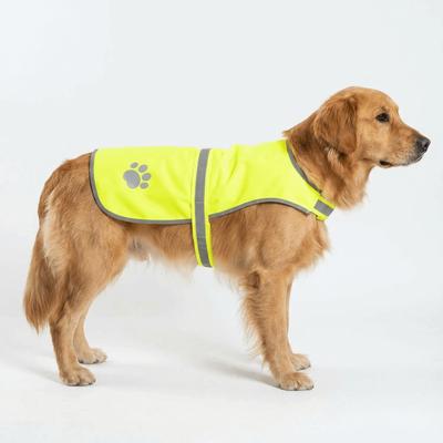 Reflective Dog Safety Vest Breathable Adjustable Puppy Visibility Jacket Comfortable Protective Pet Fluorescent Clothes