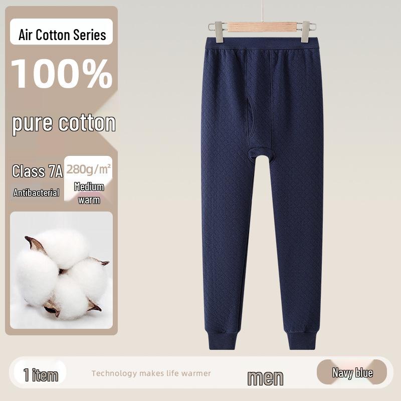 Women's Plus Size Three-Layer Quilted Cotton Pants for Autumn/Winter