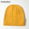 Hat for Men's Winter Casual Solid Color Knitted Hat for Women's Knitted Headcap Fashion Cold Hat