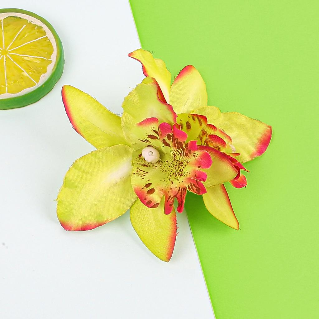 Modische simulierte Blume Haarspangen Haarnadeln für Frauen Orchidee floral Haarspangen Clips für Mädchen Damen Koreanische Haaraccessoires