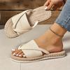 Summer Fashion Women's Slippers, Portable Beach Summer Flat Sandals for Ladies