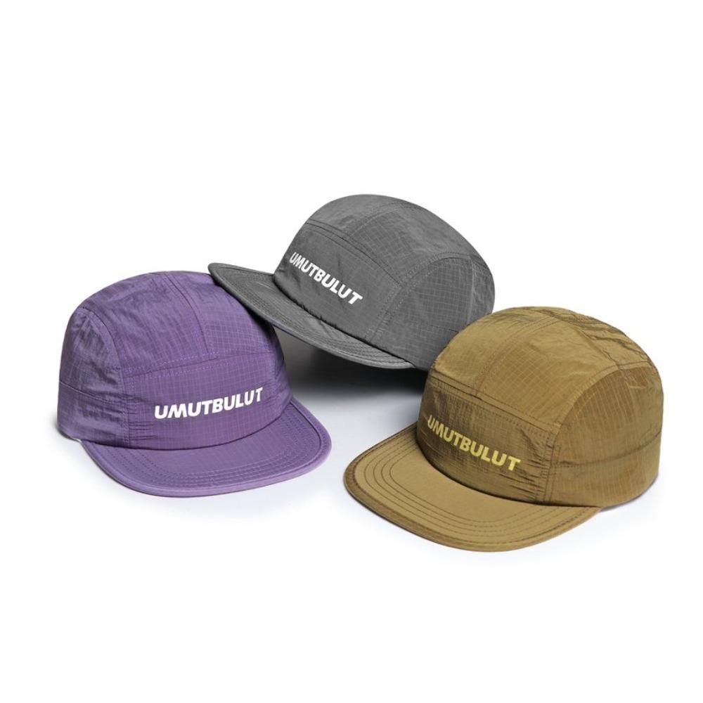 5 Panel Embroidered Letter Quick Dry Mesh Cap - Unisex Outdoor Running Cycling Hat, for Men Women Sports Fashion, Headwear