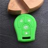 Silicone Rubber Car Key Case For Nissan Maxima Altima Sentra Versa  4 Buttons Smart Key Shell Cover