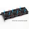 Easy To Use Mounting Bracket Cooling Fan Mount Pci Slot Bracket for Graphic Video Card Support 8cm/9cm PC Cooling Fan