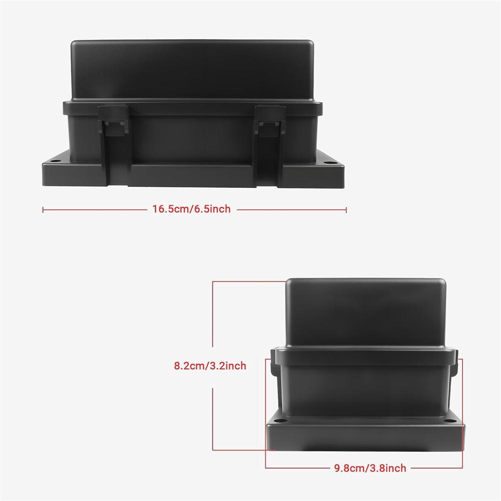 6 Way 12V Waterproof Fuse &  Relay Box W/ Pre-Wires Universal for Cars, Trucks, Boat