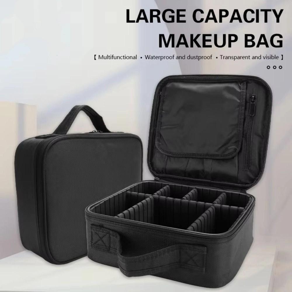 Professional Makeup Bag Waterproof Multi-Function Organizer Case Cosmetic Bag  Professional