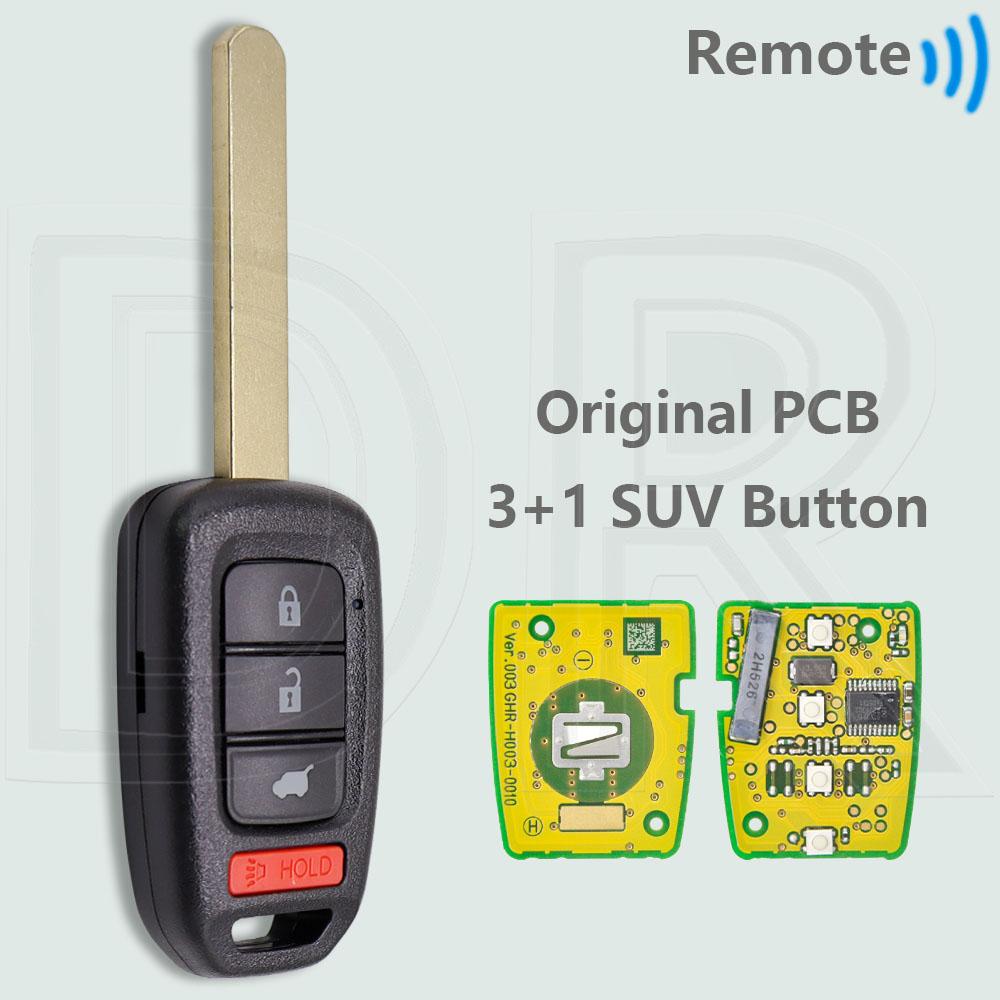 DR HLIK6-1T 313.8MHz HLIK6-1TA 433.9MHz ID47 PCF7961X Car Remote Key For Honda Civic Accord City CR-V Jazz XR-V Vezel HR-V FRV