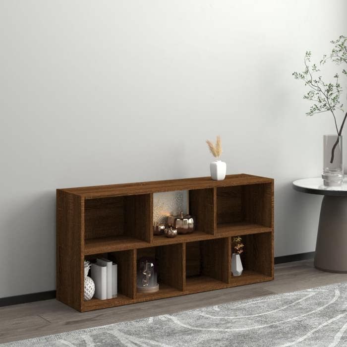 VidaXL Armoire à livres Chêne marron 50x25x106 cm 815446