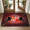Sunderland Design Crystal Velvet Rug Soft Decorative Mat for Bedroom Entrance