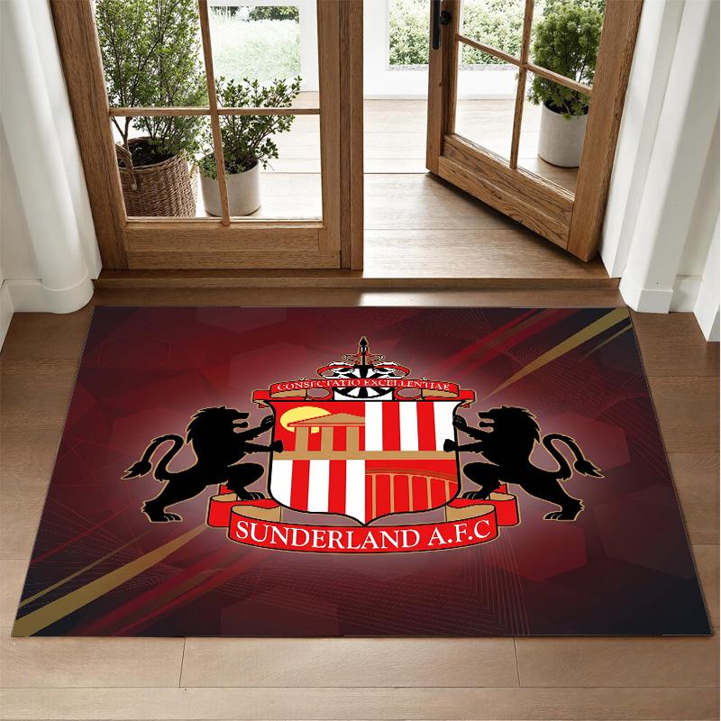 Sunderland Design Crystal Velvet Rug Soft Decorative Mat for Bedroom Entrance