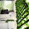 2/100M Silk Leaves Fake Creeper Green Leaf Ivy String for Home Decor Hanging Garland Artificial Plants Wedding Decoration