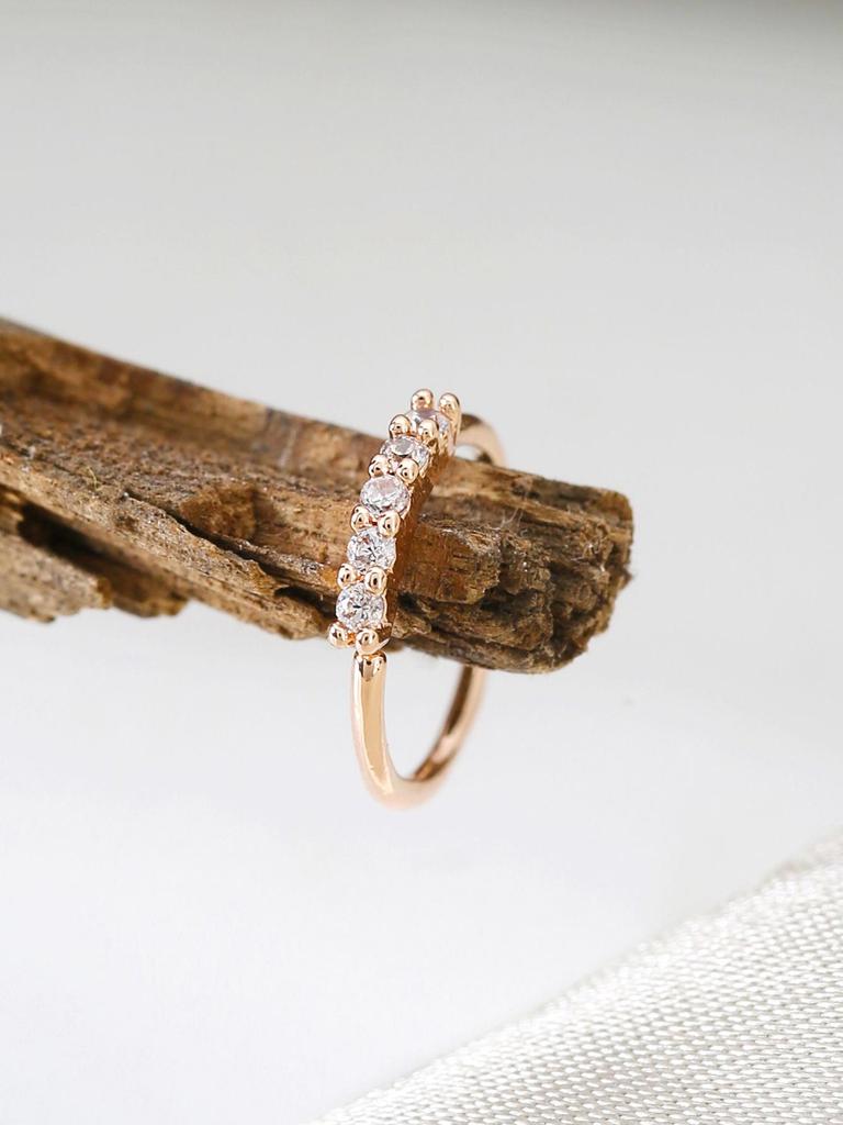 Eleganter Zirkon Nasenclip – Modischer, schlichter, nicht-piercing Schmuck