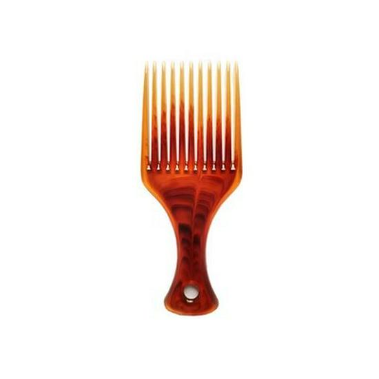 Three-in-One Wide-Tooth Styling Comb: Graphic, Fishbone & Pompadour Designs
