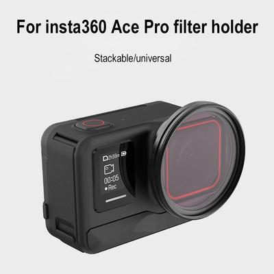 Filter Holder Protective Frame Metal For Insta360 Ace Pro/ACE Sports Camera Accessories For 49mm Filter