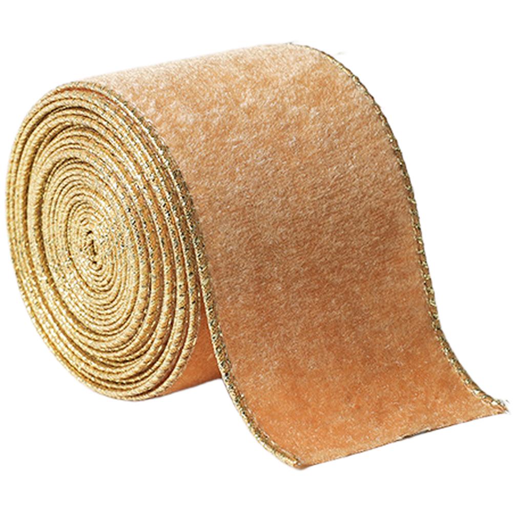 Velvet Christmas Ribbon 200cm X 6.3cm Cloth Craft Bow For Holiday Tree Decoration And DIY Party Ornaments