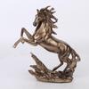 Stylish Horse Sculpture Artistic Resin Hand Painted Statue Elegat Chinese Animal Design Measuring 18x5.5x21cm