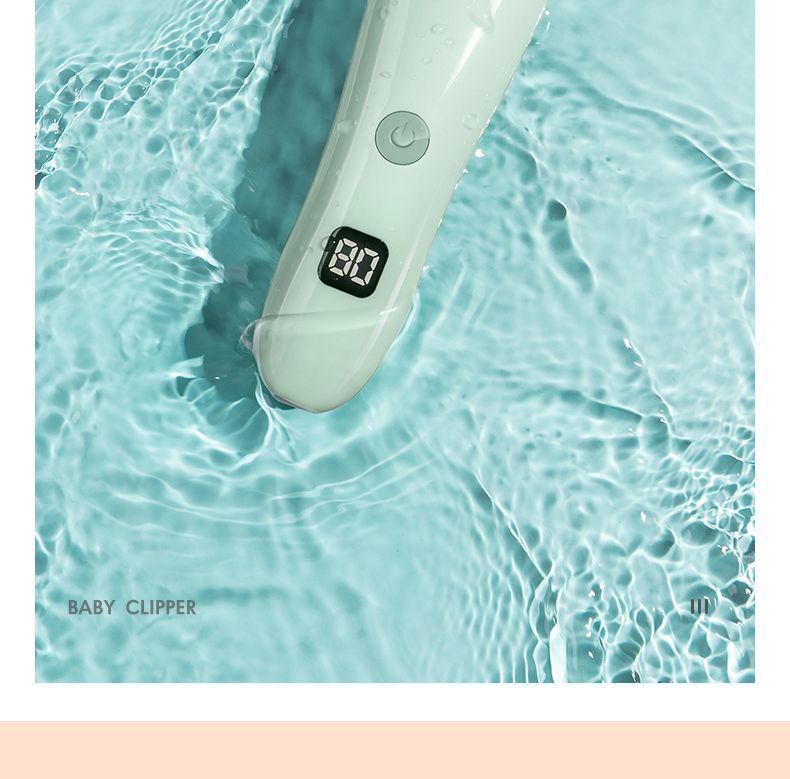 Ultra-Quiet Rechargeable Baby Hair Clipper for Newborns & Toddlers