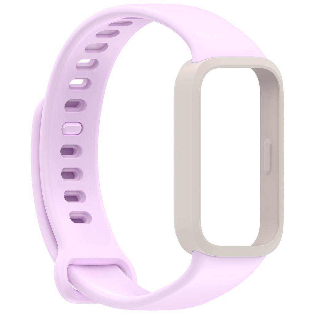 Silicone Strap+Case for Smart Band 9 Active Strap Smart Watches Accessories Bracelet for Redmi Band 3 Strap Watch Cover