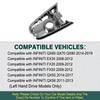 Chrome Exterior Outer Door Handle Cover With Hole for INFINITI QX60 QX70 QX80 EX35 FX35 FX50 QX50 QX56 80646-1BA0A Front Left