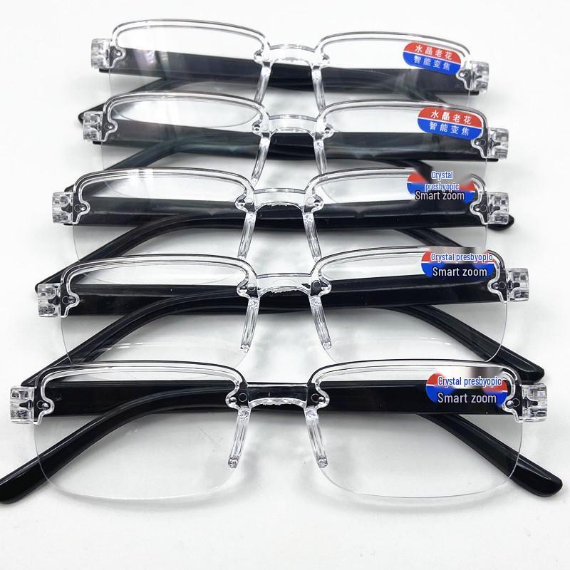 Smart Zoom Adjustable Multifocal Glasses for Presbyopia - High Definition Imitation Crystal
