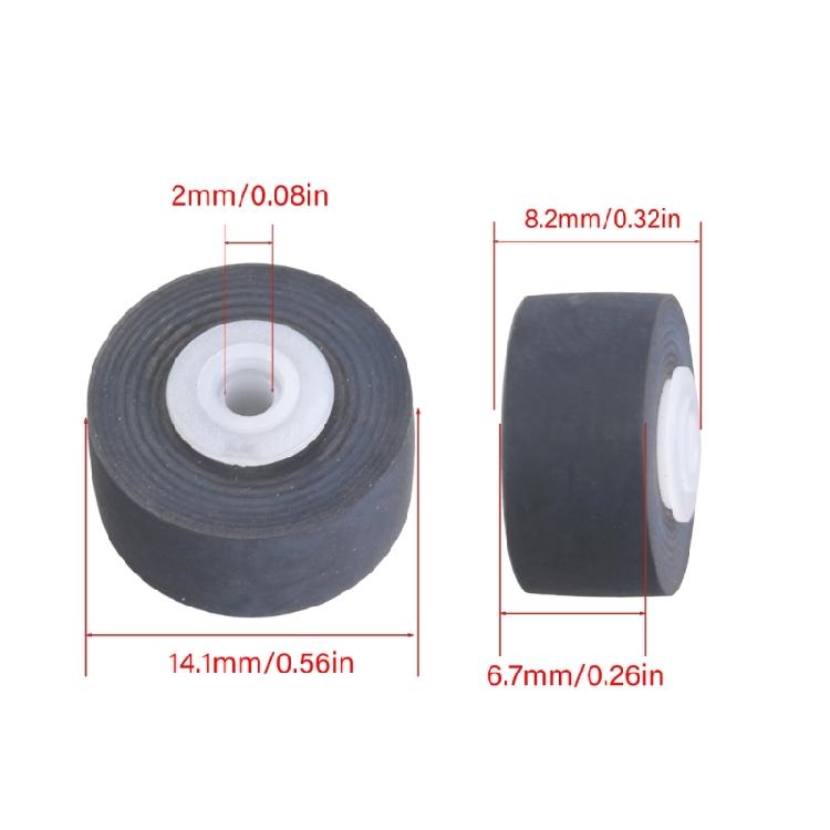 Kaseta Magnetofonowa Kaseta Magnetofonowa Rolki Dociskowe Pasek Dociskowy Zestaw Kółek do Magnetofonu Średnica 14,1 mm