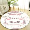 1pc Kpop Team8 Design Printed Area Round Carpet for Bedroom Living Room Home Decor Rugs Mat Non Slip Mat Rug for Bedside