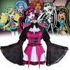 Monster High Draculaura Cosplay Costume For Halloween Vampire Lolita Short Skirt For Women