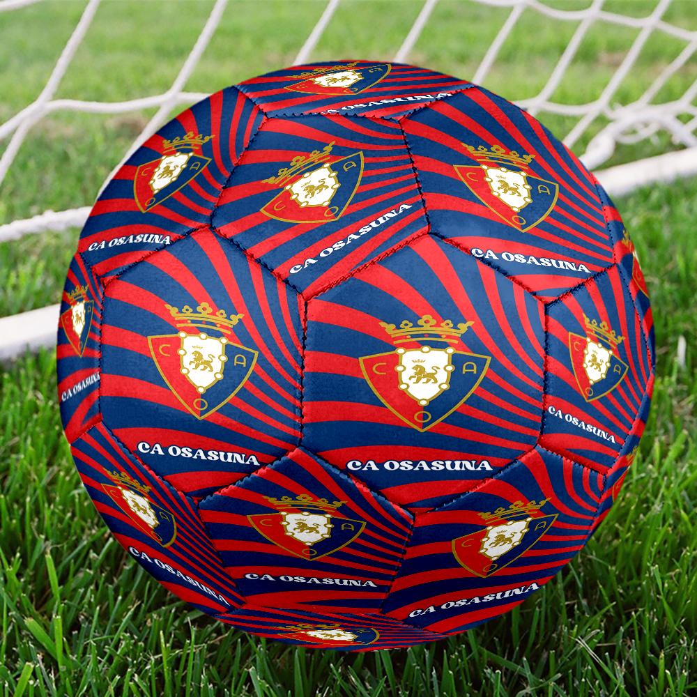 Red Blue Shield Atletico Size 5 Soccer Balls, Anti-Slip, Protective Football, Outdoor Sport, a Unique Gift Suitable for him/her, Birthdays