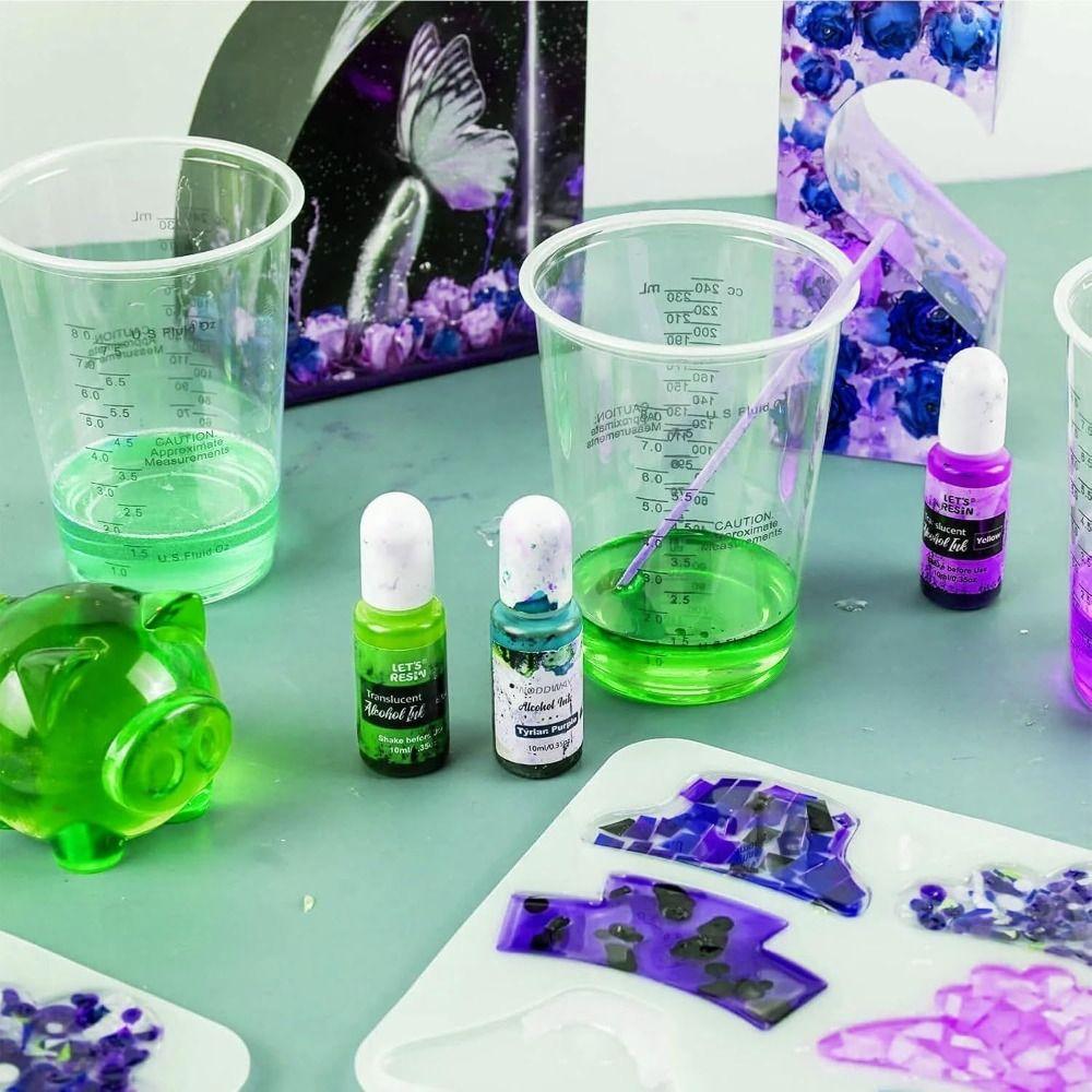 Plastic Epoxy Resin Mixing Cups Disposable Plastic Mixing Cups Epoxy Resin Mixing