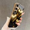 Venus Heart Pattern 2D Gold Glass Phone Case for Samsung S26 S25 S24 S23 S22 S21 S20 A56 A36 A16 - Durable Protective Cover
