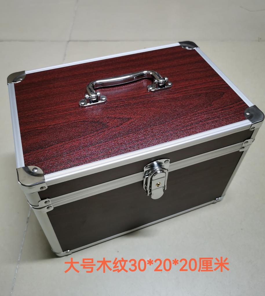 Large steel-reinforced cosmetic case with aluminum alloy frame,double-layer portable toolbox for foot bath tools